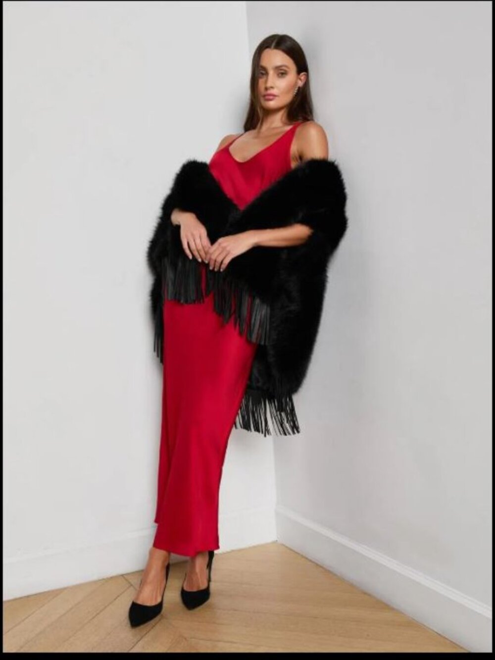 Akiya Satin Maxi Dress - XS